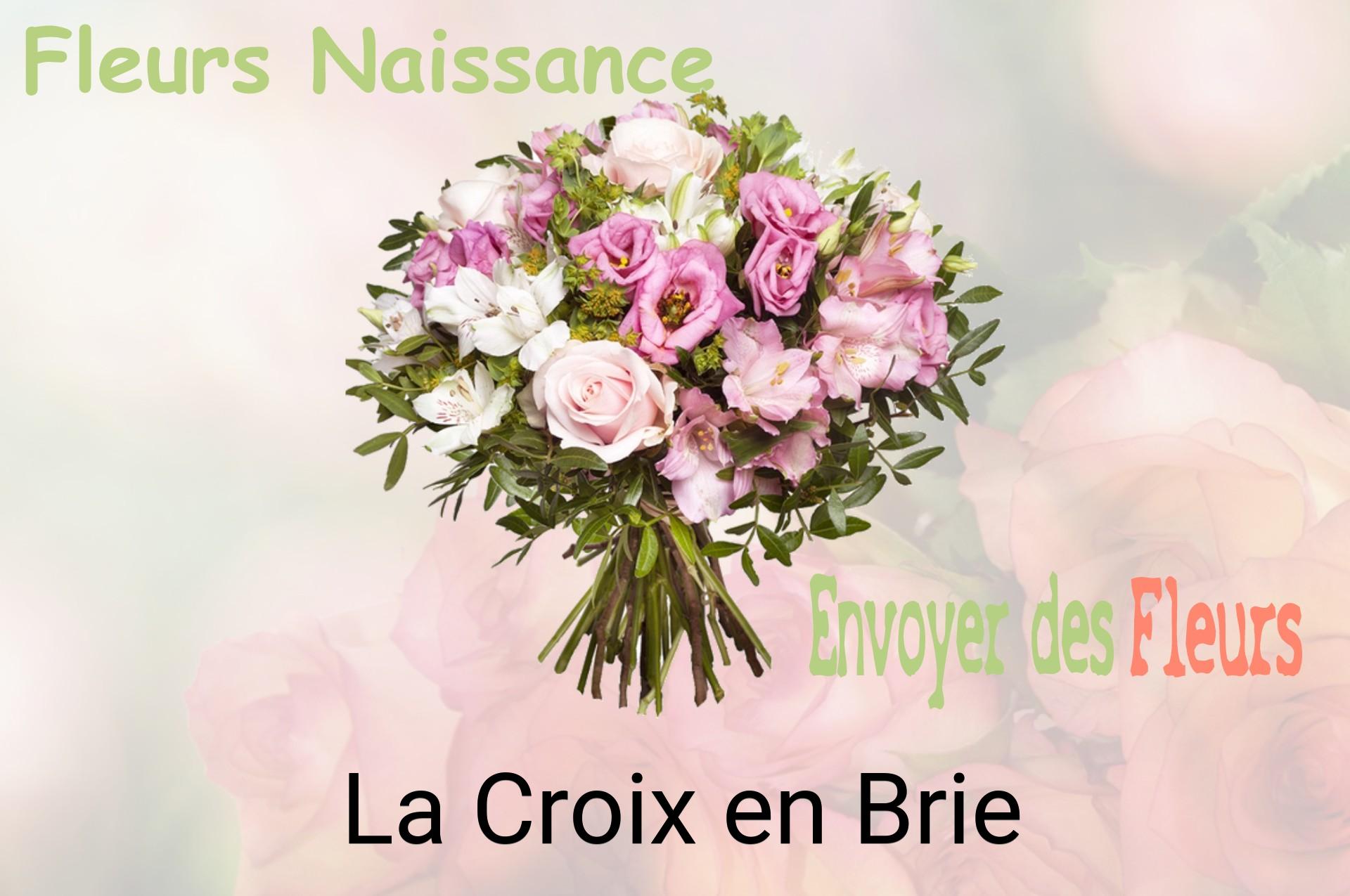 Bouquet de fleurs de naissance livré à La Croix-en-Brie